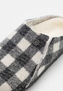 Birkenstock Zermatt Kids Plaid - Pantoffels - White -Birkenstock Schoen 021ef9554e674534ad8b6fe467c6a49e