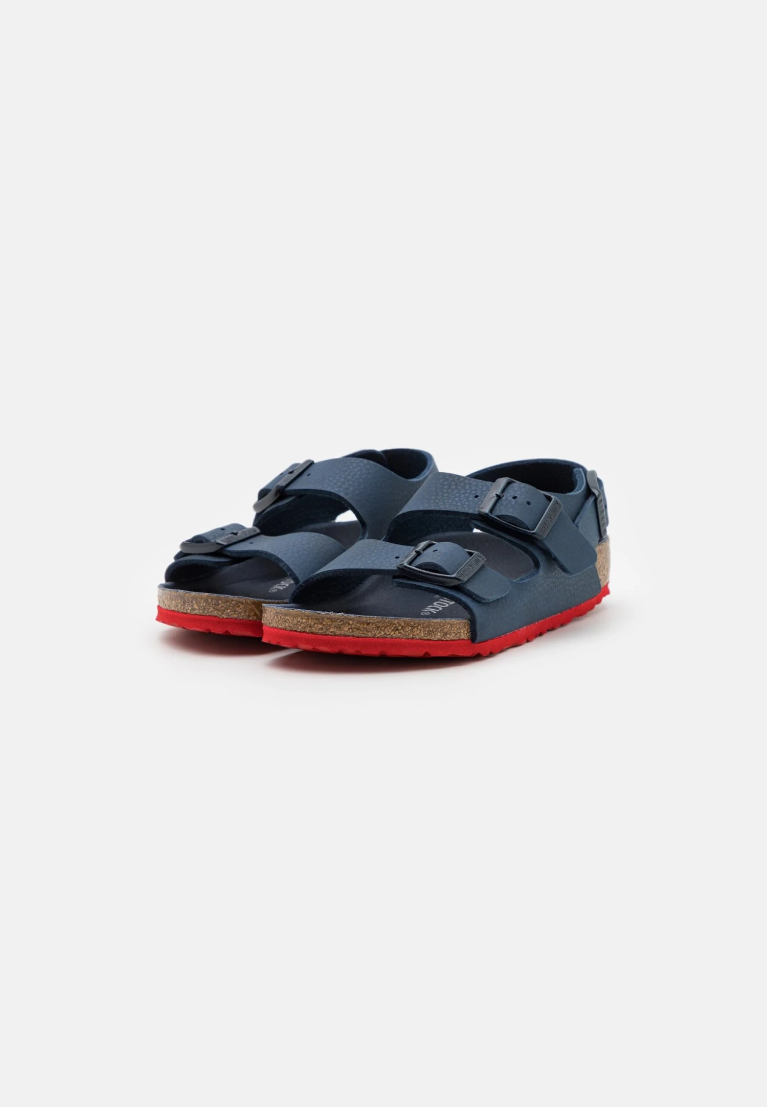 Birkenstock Milano Kids Bf - Sandalen - Blue/Red 4 Birkenstock Milano Kids Bf - Sandalen - Blue/Red - Afbeelding 2