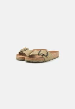 Birkenstock Madrid Big Buckle- Muiltjes - Khaki -Birkenstock Schoen 14d724a0aaf440d4805d07cf29038752