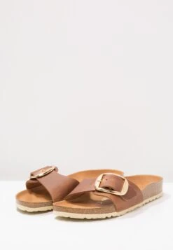 Birkenstock Madrid - Muiltjes - Cognac -Birkenstock Schoen 153282e1f6de43c2809c43c6b3053e64