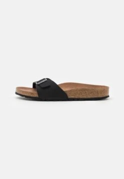 Birkenstock Madrid Bfbc Earthy Vegan Narrow - Pantoffels - Black 9 Birkenstock Madrid Bfbc Earthy Vegan Narrow - Pantoffels - Black -Birkenstock Schoen 1574a79e9e3841e1bb75c7d906286001