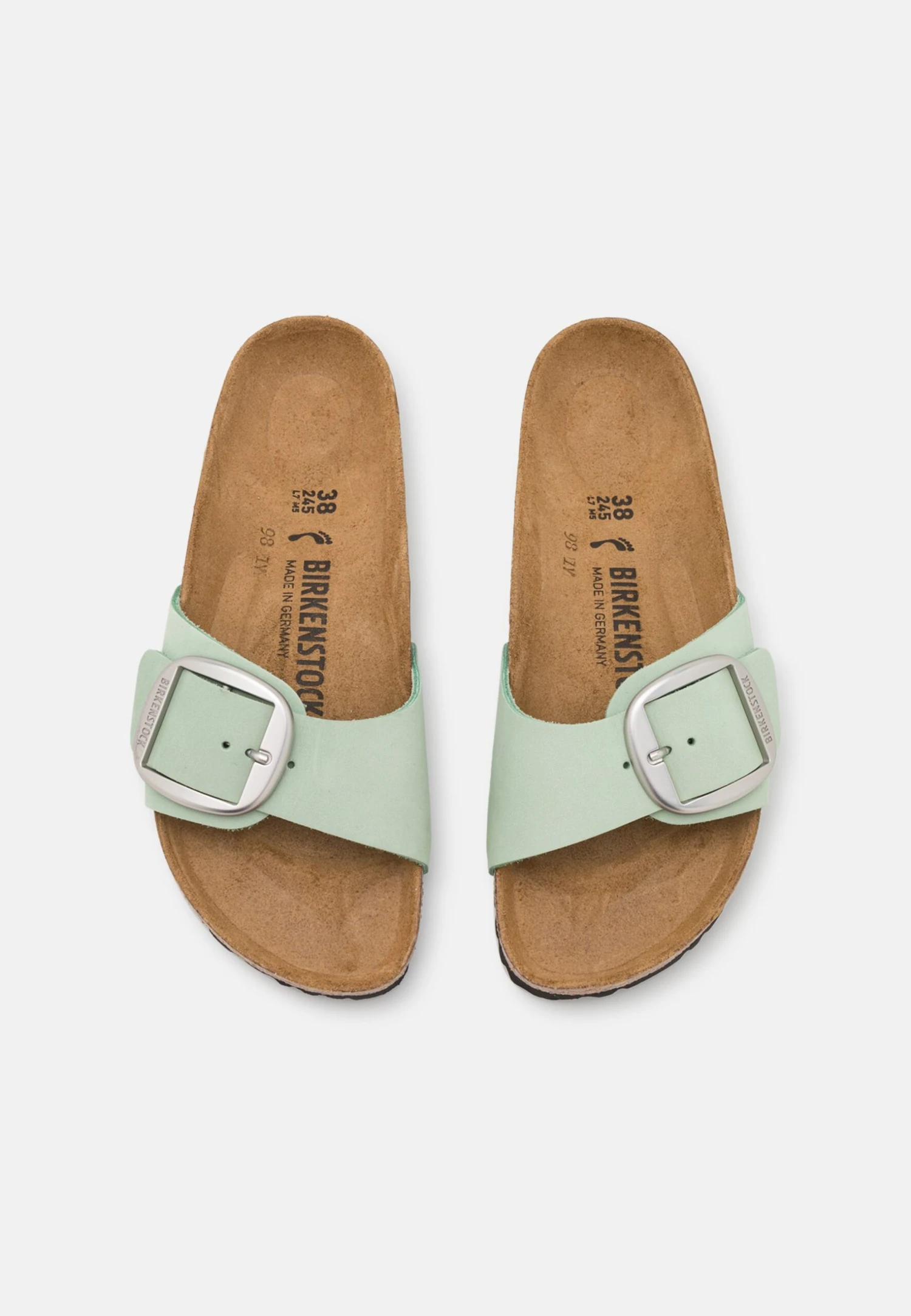 Birkenstock Madrid Bb Nu Narrow - Muiltjes - Matcha 8 Birkenstock Madrid Bb Nu Narrow - Muiltjes - Matcha - Afbeelding 6