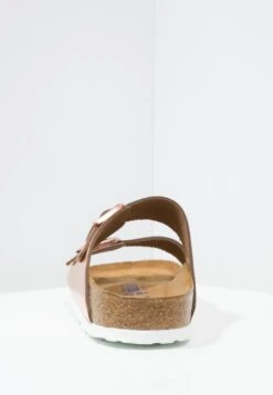 Birkenstock Arizona Nl Sfb Narrow - Muiltjes - Metallic Copper -Birkenstock Schoen 198b864269b04eaba424bd532ea01a16