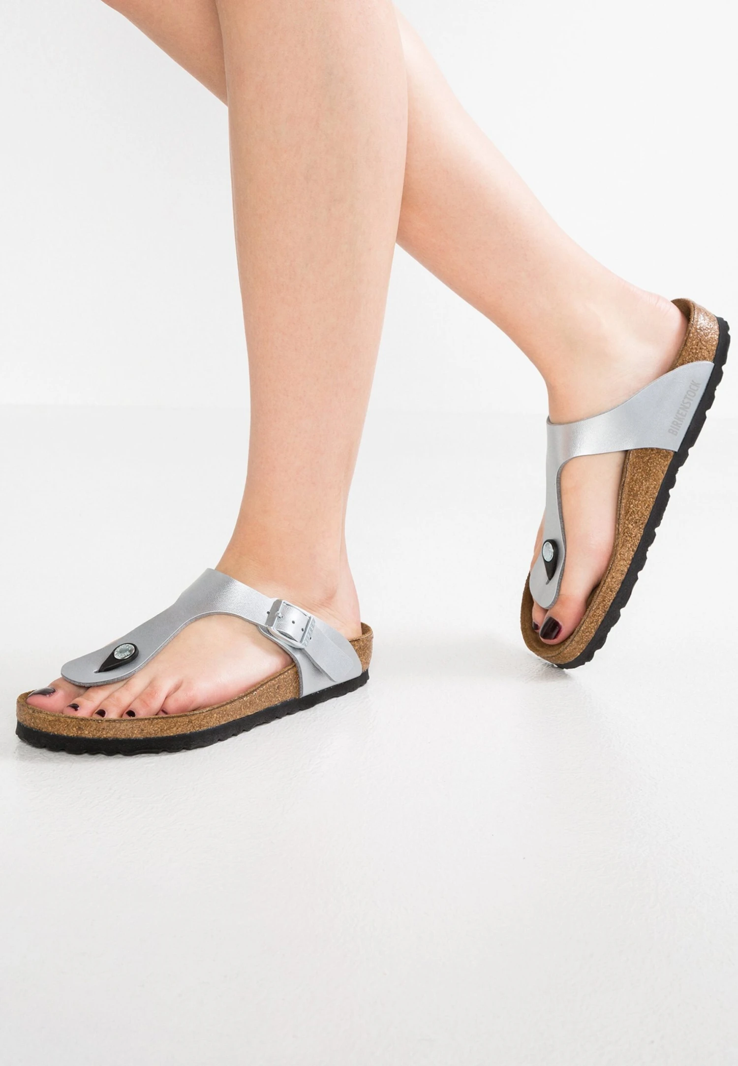 Birkenstock Gizeh Regular - Teensandalen - Silver 3 Birkenstock Gizeh Regular - Teensandalen - Silver