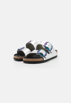 Birkenstock Arizona Lena - Pantoffels - Iridescent Silver -Birkenstock Schoen 1ec14ab0fae94199b0a0acfad80ee8a3