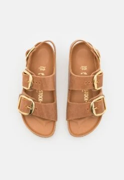 Birkenstock Milano Big Buckle Narrow - Sandalen - Cognac -Birkenstock Schoen 1ed81265e8454800a83dbf9c021dc23d