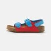Birkenstock Milano Unisex - Sandalen - Sky Blue/Active Red -Birkenstock Schoen 24a01560388e459cac9526be714f3538