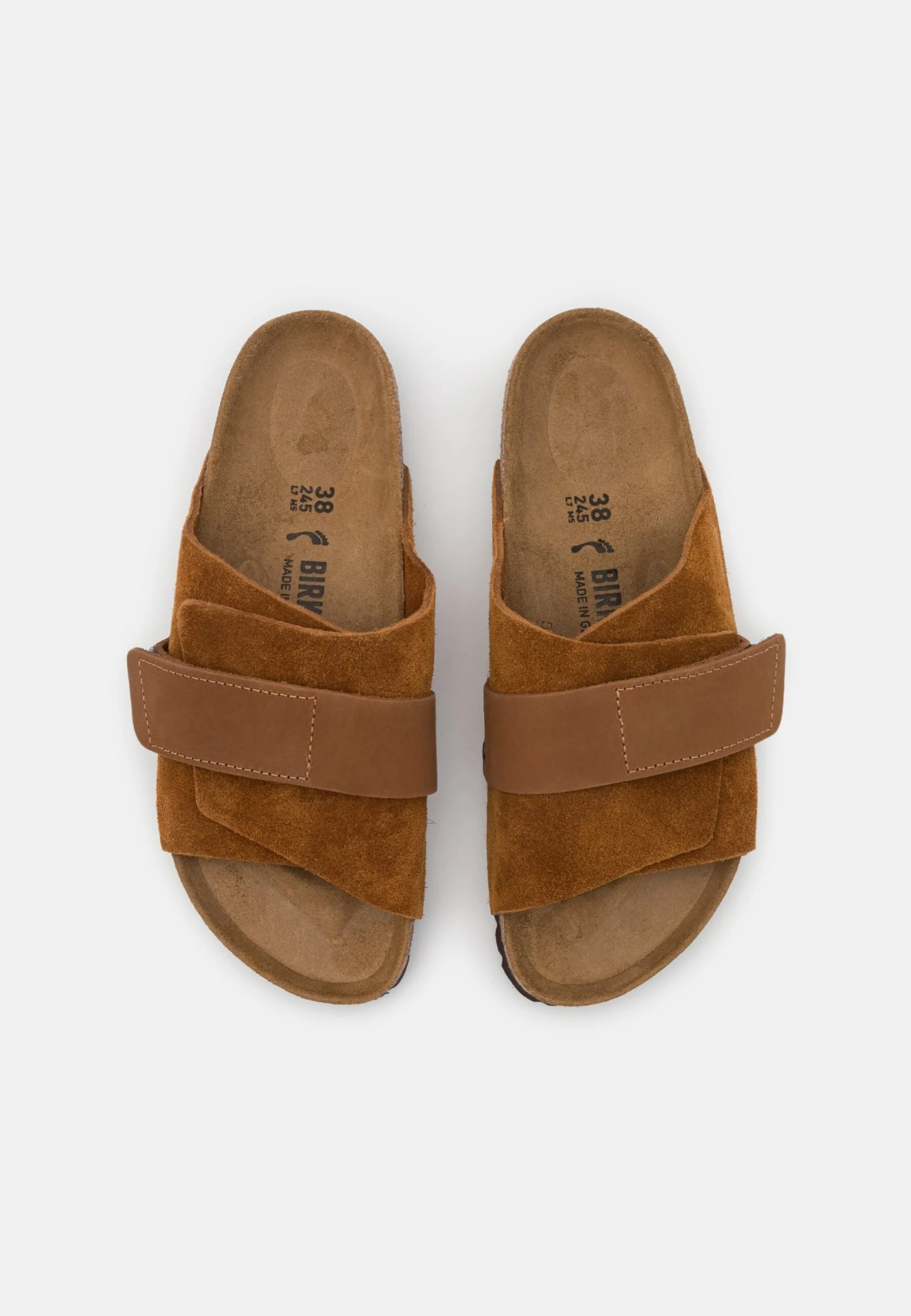 Birkenstock Kyoto Vl/Nu Narrow - Pantoffels - Cognac 5 Birkenstock Kyoto Vl/Nu Narrow - Pantoffels - Cognac - Afbeelding 3