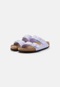 Birkenstock Arizona Vegan Narrow Fit - Pantoffels - Soft Purple Fog -Birkenstock Schoen 295105ed342f4f48a5d0b365fa743a1a