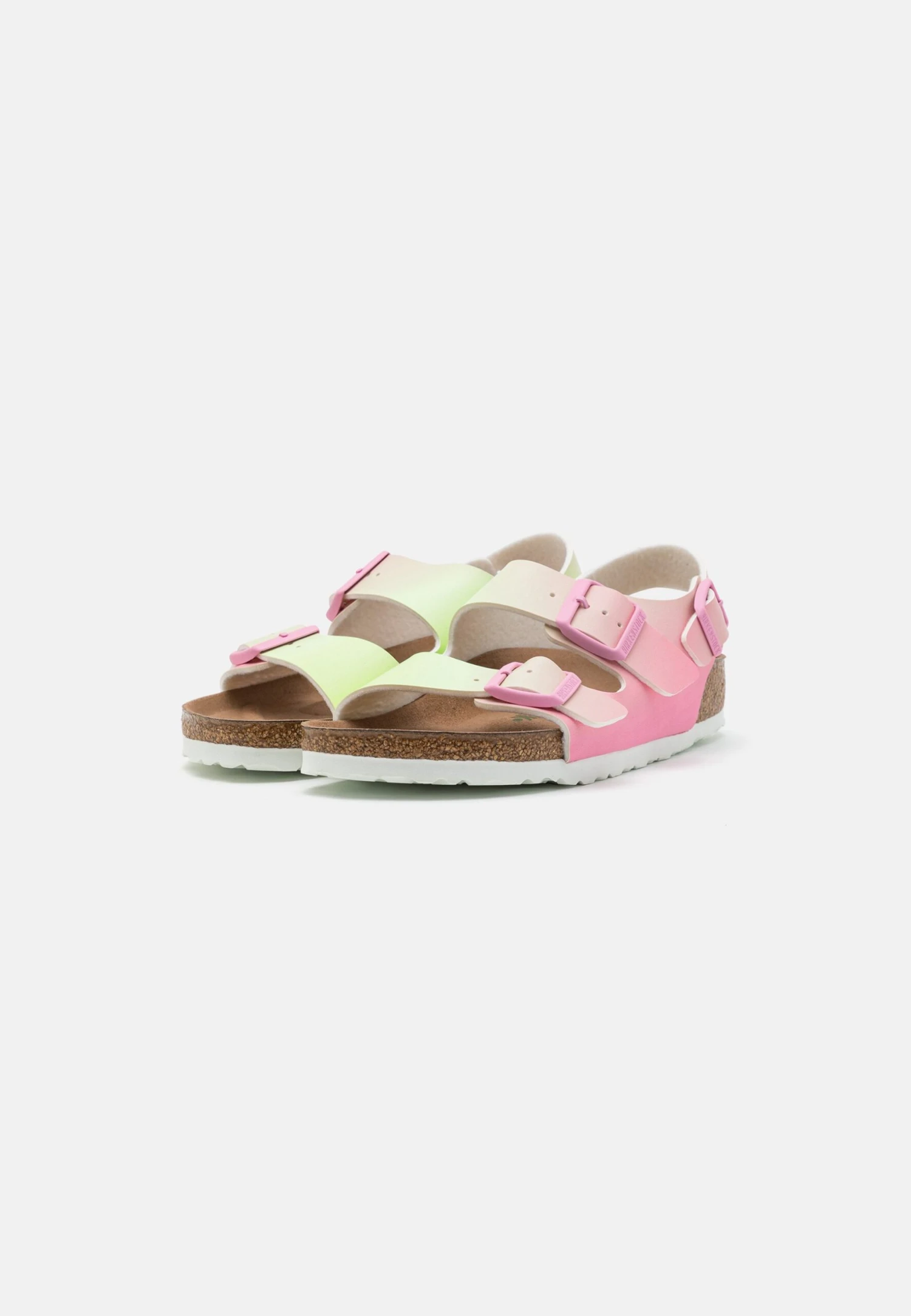 Birkenstock Milano Ombre Narrow Fit - Sandalen - Candy Pink/Faded Lime 6 Birkenstock Milano Ombre Narrow Fit - Sandalen - Candy Pink/Faded Lime - Afbeelding 4