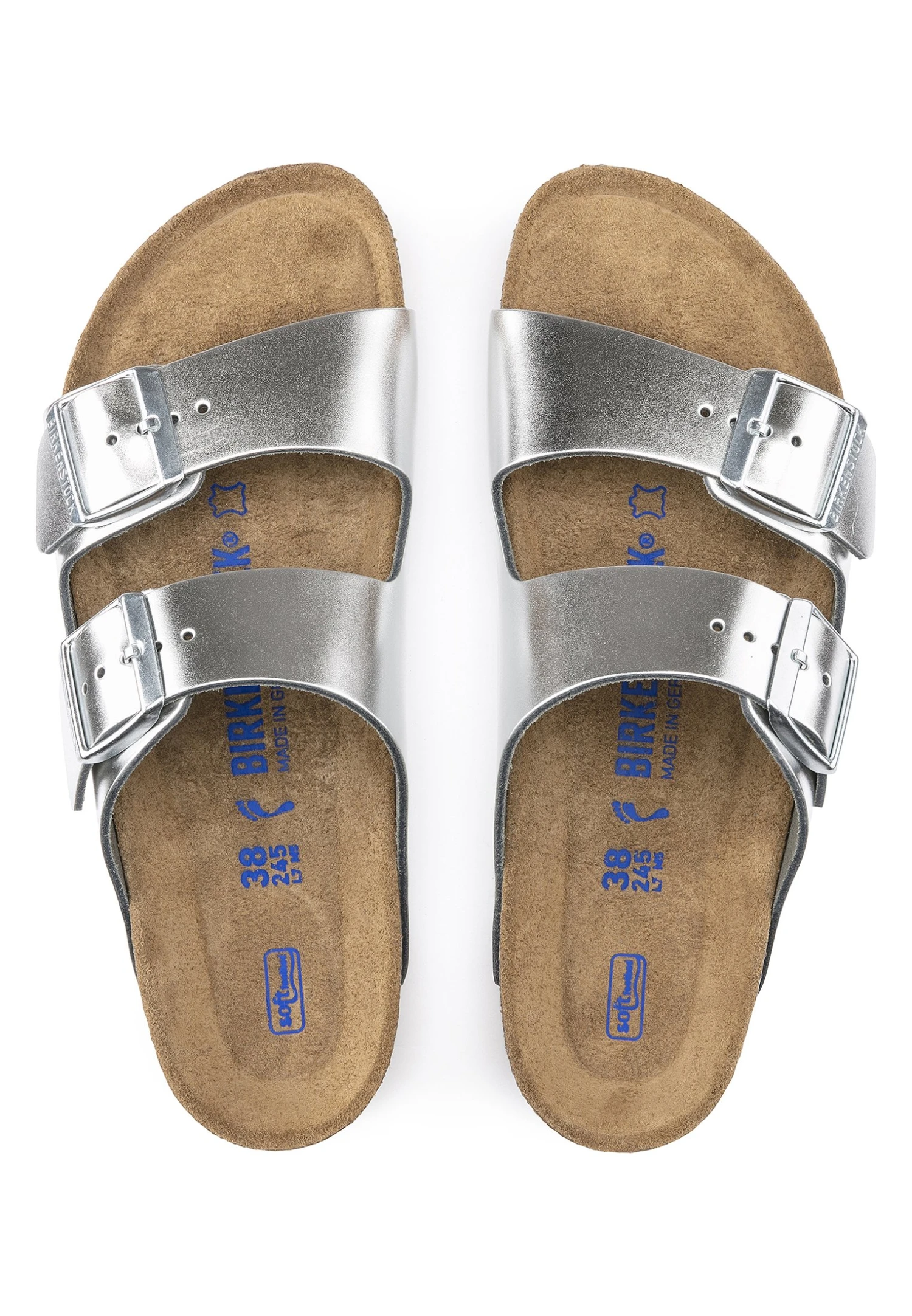 Birkenstock Arizona Nl Sfb Regular - Pantoffels - Silver 6 Birkenstock Arizona Nl Sfb Regular - Pantoffels - Silver - Afbeelding 4