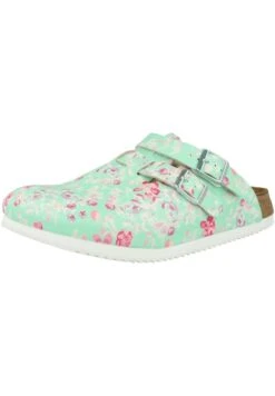 Birkenstock Muiltjes - Flower Field Mint -Birkenstock Schoen 2d9315982f1d4c83b69fbcbb1d45283d