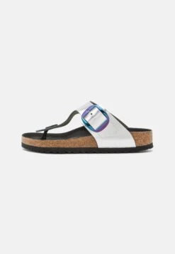 Birkenstock Gizeh Lena - Teensandalen - Iridescent Silver -Birkenstock Schoen 2ef6cd7a49534c81b60dd26cdc95c2e9
