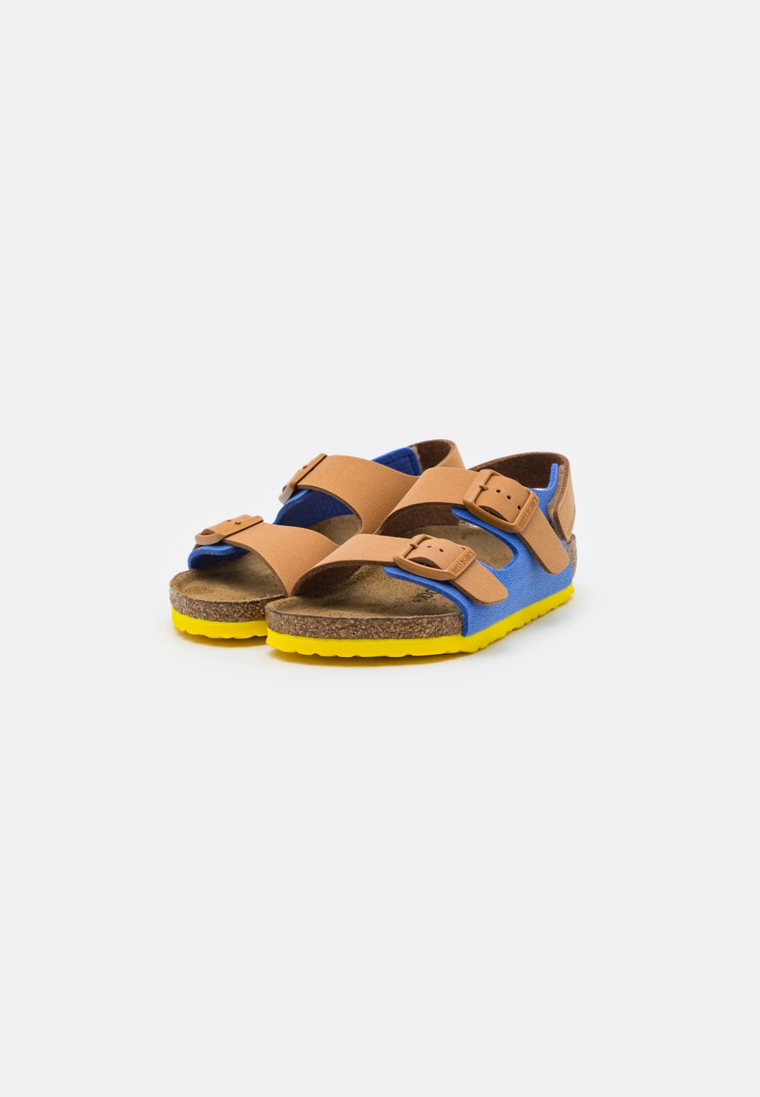 Birkenstock Milano Unisex - Sandalen - Caramel/Ultra Blue 4 Birkenstock Milano Unisex - Sandalen - Caramel/Ultra Blue - Afbeelding 2
