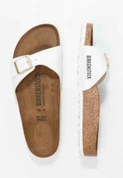 Birkenstock Madrid Bf Narrow - Muiltjes - White -Birkenstock Schoen 3682440c6e2246fcb41e7edf8a21eea4