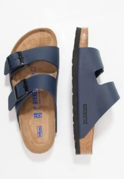 Birkenstock Arizona Sfb Bf Regular - Pantoffels - Blue -Birkenstock Schoen 37a094c2fdc84bf2a30685556776d54b
