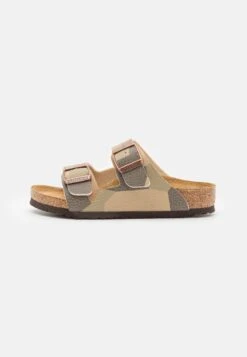 Birkenstock Arizona Geometric Unisex - Muiltjes - Desert Soil/Khaki