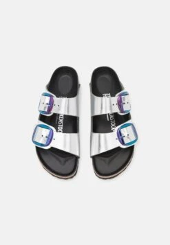 Birkenstock Arizona Lena - Pantoffels - Iridescent Silver -Birkenstock Schoen 387df4236715415ba71aaa77695968a3