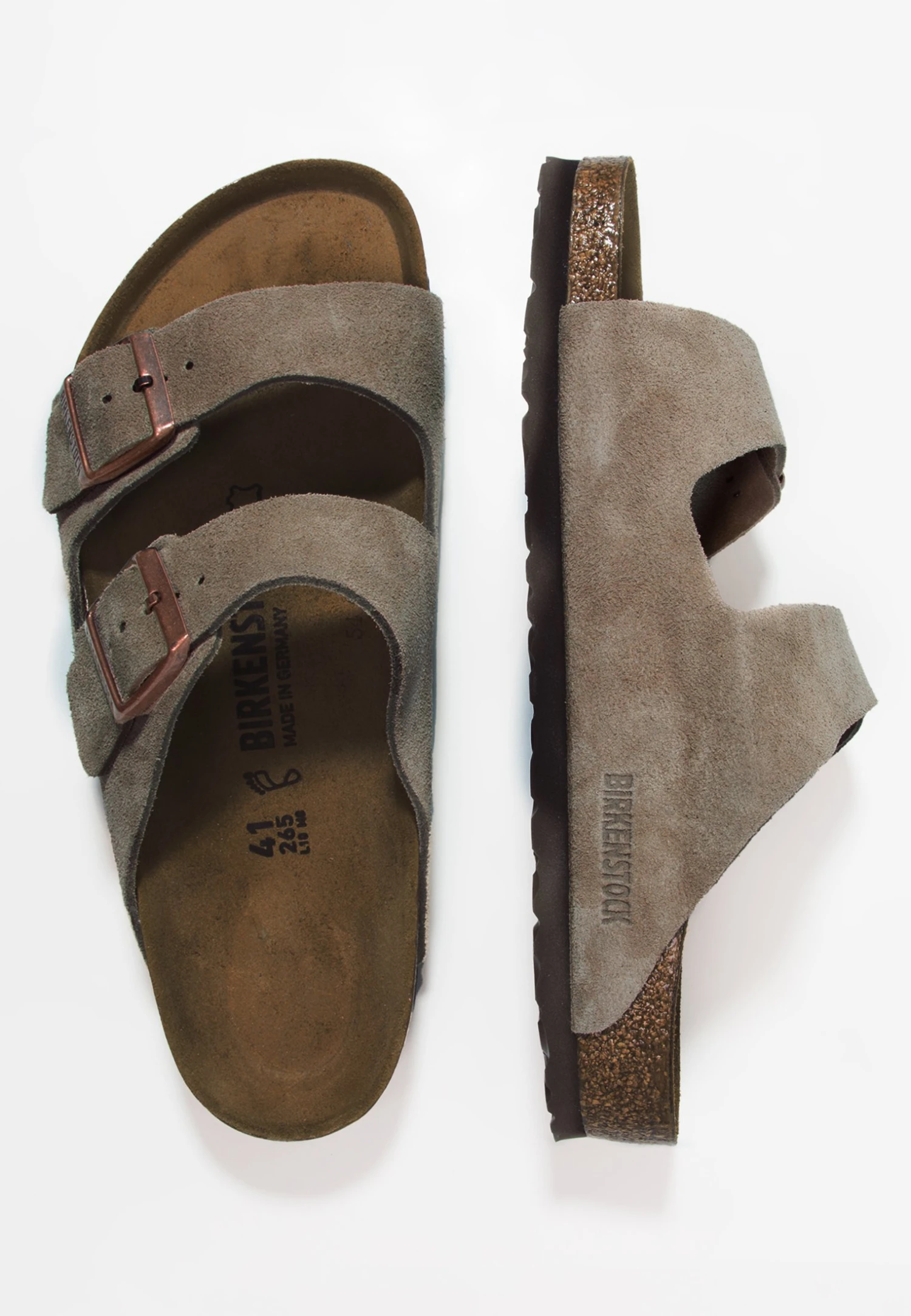 Birkenstock Arizona - Pantoffels - Taupe 4 Birkenstock Arizona - Pantoffels - Taupe - Afbeelding 2