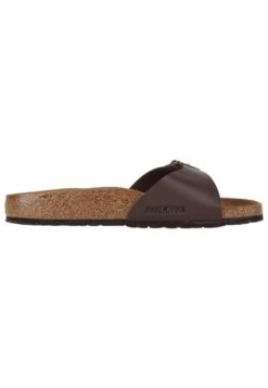Birkenstock Madrid Bf Narrow - Pantoffels - Brown -Birkenstock Schoen 3a8233a842d843789418ed4148319a8e