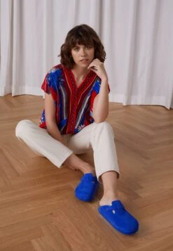 Birkenstock Boston Vl Narrow - Pantoffels - Ultra Blue -Birkenstock Schoen 3b3518893e5d40e084d898dfce84035b