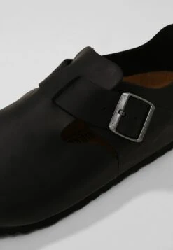 Birkenstock London Narrow - Instappers - Black -Birkenstock Schoen 3ba3fd13f9dc4855a1c5c9d1114bf5de