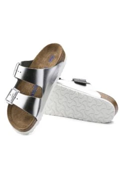 Birkenstock Arizona Nl Sfb Regular - Pantoffels - Silver 16 Birkenstock Arizona Nl Sfb Regular - Pantoffels - Silver -Birkenstock Schoen 3e0ed4332c35440fb8735f624d774e53