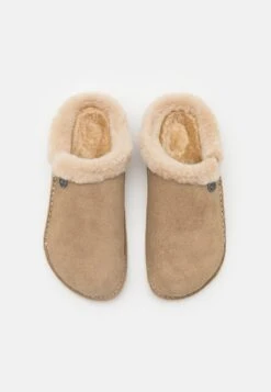 Birkenstock Zermatt Premium Unisex - Pantoffels - Taupe -Birkenstock Schoen 4b95d189f00748e8ab00b76afc153ea3