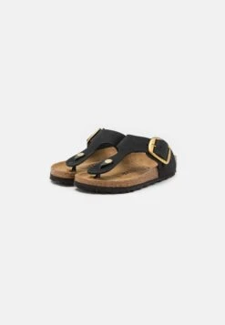 Birkenstock Gizeh Big Buckle Narrow - Muiltjes - Black -Birkenstock Schoen 4d762dbe74944cc1bf61950b85ec5b71