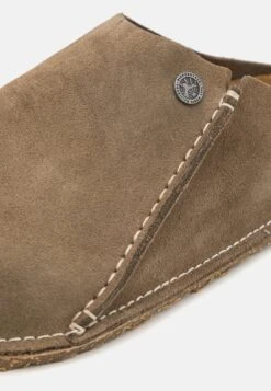 Birkenstock Zermatt Premium- Pantoffels - Gray Taupe -Birkenstock Schoen 50605b7f17214cd49c3cbb4027278f18