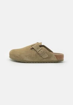 Birkenstock Boston Unisex - Pantoffels - Faded Khaki