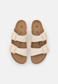 Birkenstock Arizona Tex Unisex - Pantoffels - Eggshell -Birkenstock Schoen 5486d314884946b9b81438069be2db92