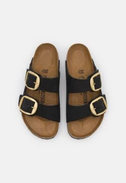 Birkenstock Arizona Big Buckle Regular Fit - Muiltjes - Black -Birkenstock Schoen 57f6d6515b0e478eadac933b925f537c