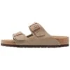 Birkenstock Arizona Soft Footbed Narrow Fit - Muiltjes - Taupe -Birkenstock Schoen 59d941ff8076459db5c9b6ff5ded2b42