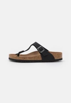 Birkenstock Gizeh Bfbc Earthy Vegan Regular - Pantoffels - Black -Birkenstock Schoen 5e2641b61f8646a596cc79dce8bfa31b