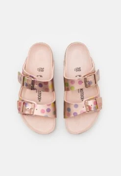 Birkenstock Arizona Kids Dots - Muiltjes - Electric Metallic/Opper -Birkenstock Schoen 5e75a9e8857d4d949953bfa0e5d51a00