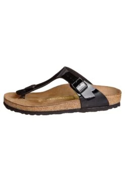 Birkenstock Gizeh Bf Narrow - Teensandalen - Schwarz Lack -Birkenstock Schoen 5eb54fa721dd40a7a39f8d6560903ef4