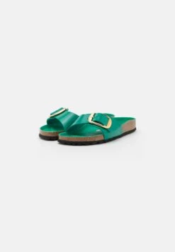 Birkenstock Madrid Lena Narrow - Muiltjes - Green -Birkenstock Schoen 6036ce7b2a544c998f1250a89afef65a