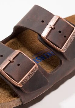 Birkenstock Arizona Soft Footbed Narrow - Muiltjes - Habana -Birkenstock Schoen 60395e8137b74fffbc18461d9c2b1250