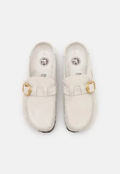 Birkenstock Buckley Leve Narrow - Muiltjes - Antique White -Birkenstock Schoen 60a8c4fb5963435db1af537d6f3e582e