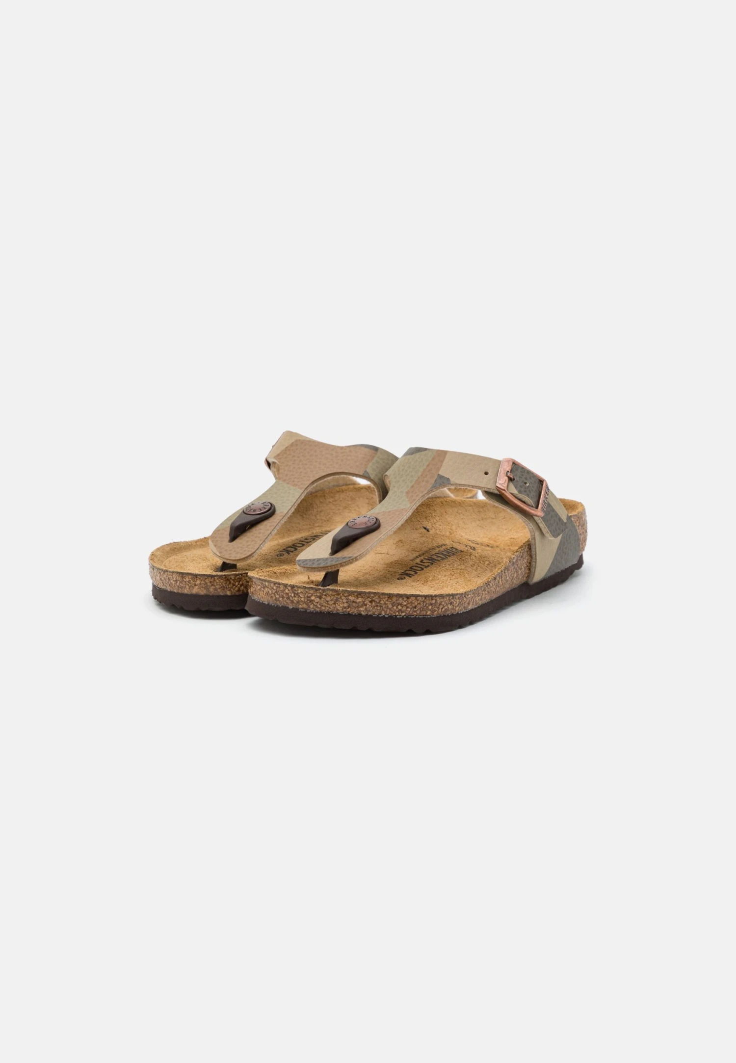 Birkenstock Gizeh Geometric Camo Core - Teensandalen - Beige/Khaki 4 Birkenstock Gizeh Geometric Camo Core - Teensandalen - Beige/Khaki - Afbeelding 2