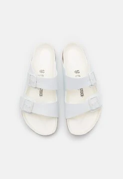 Birkenstock Arizona Triple Unisex - Muiltjes - White -Birkenstock Schoen 61c555c4b45f474cb1676b2aece46e30