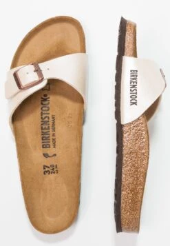 Birkenstock Madrid Bf Narrow - Muiltjes - Graceful Pearl White -Birkenstock Schoen 65b4a05afbfd4d24b2565398873dcb33