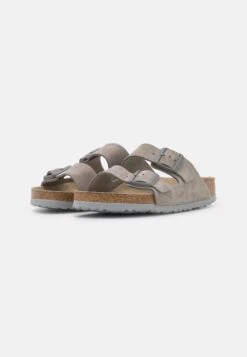 Birkenstock Arizona Sfb Vl Narrow - Pantoffels - Stone Coin -Birkenstock Schoen 6ce7d7cfb4d74d85a73e3e7f1e77f776