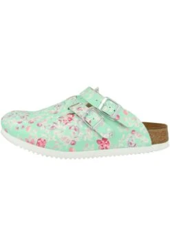 Birkenstock Muiltjes - Flower Field Mint