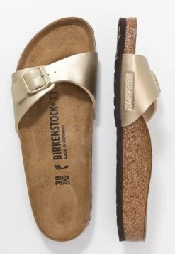 Birkenstock Madrid Bf Narrow - Pantoffels - Gold 12 Birkenstock Madrid Bf Narrow - Pantoffels - Gold -Birkenstock Schoen 758cfc3352aa425daef17402c9a7f2c8