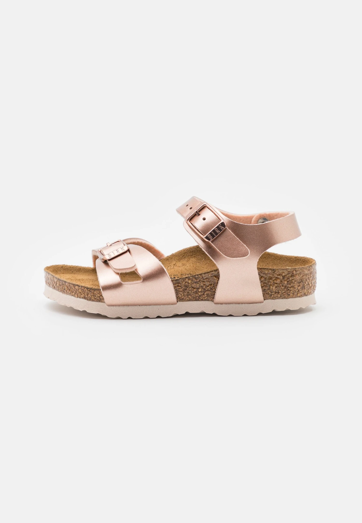 Birkenstock Rio Kids Bf Electric Metallic Regular Fit - Sandalen - Rose Gold-Coloured 3 Birkenstock Rio Kids Bf Electric Metallic Regular Fit - Sandalen - Rose Gold-Coloured