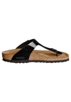 Birkenstock Gizeh Bf Narrow - Teensandalen - Schwarz Lack -Birkenstock Schoen 775be48120d148aa8c95f13f1aed87ee
