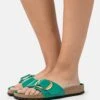 Birkenstock Madrid Lena Narrow - Muiltjes - Green -Birkenstock Schoen 85ad7c869e494d9bb9c2ff02d2b79f56
