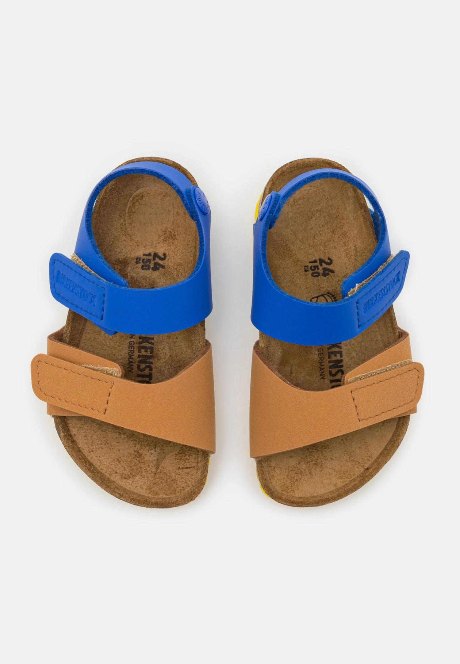 Birkenstock Palu Kids Unisex - Sandalen - Caramel/Ultra Blue 6 Birkenstock Palu Kids Unisex - Sandalen - Caramel/Ultra Blue - Afbeelding 4